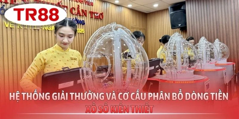 Hệ thống giải thưởng và cơ cấu phân bổ dòng tiền xổ số kiến thiết