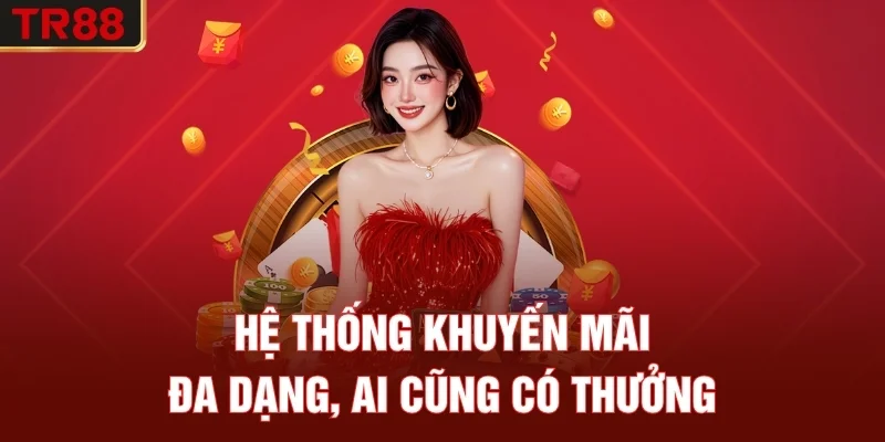 Hệ thống khuyến mãi đa dạng, ai cũng có thưởng